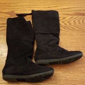 Black Suede Boots